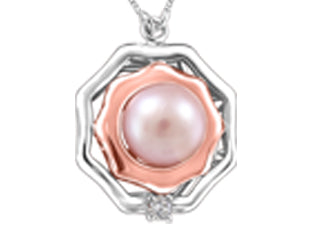 Chaine et pendentif perle ICG2048P02