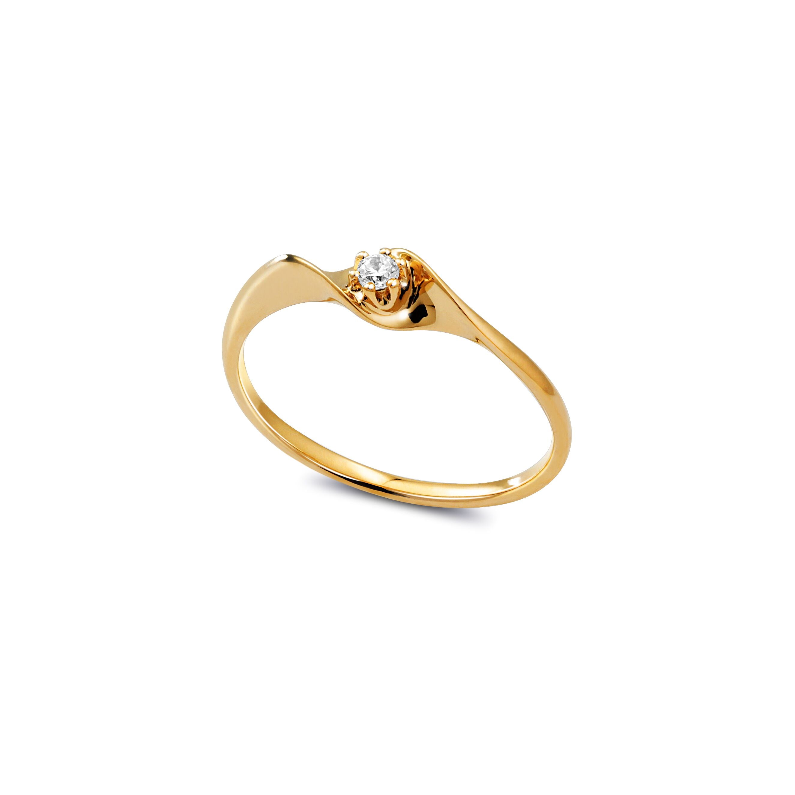 Bague 10942.04,avec diamant de 4 points