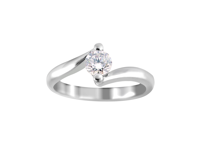 Bague solitaire11609