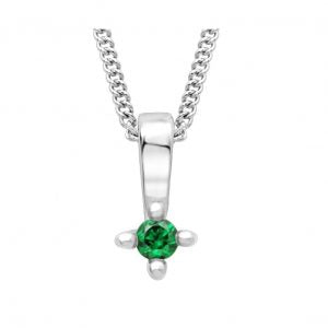 Pendentif à diamant vert 881504