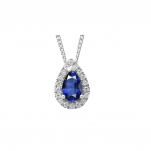 Pendentif saphir et diamants 884249