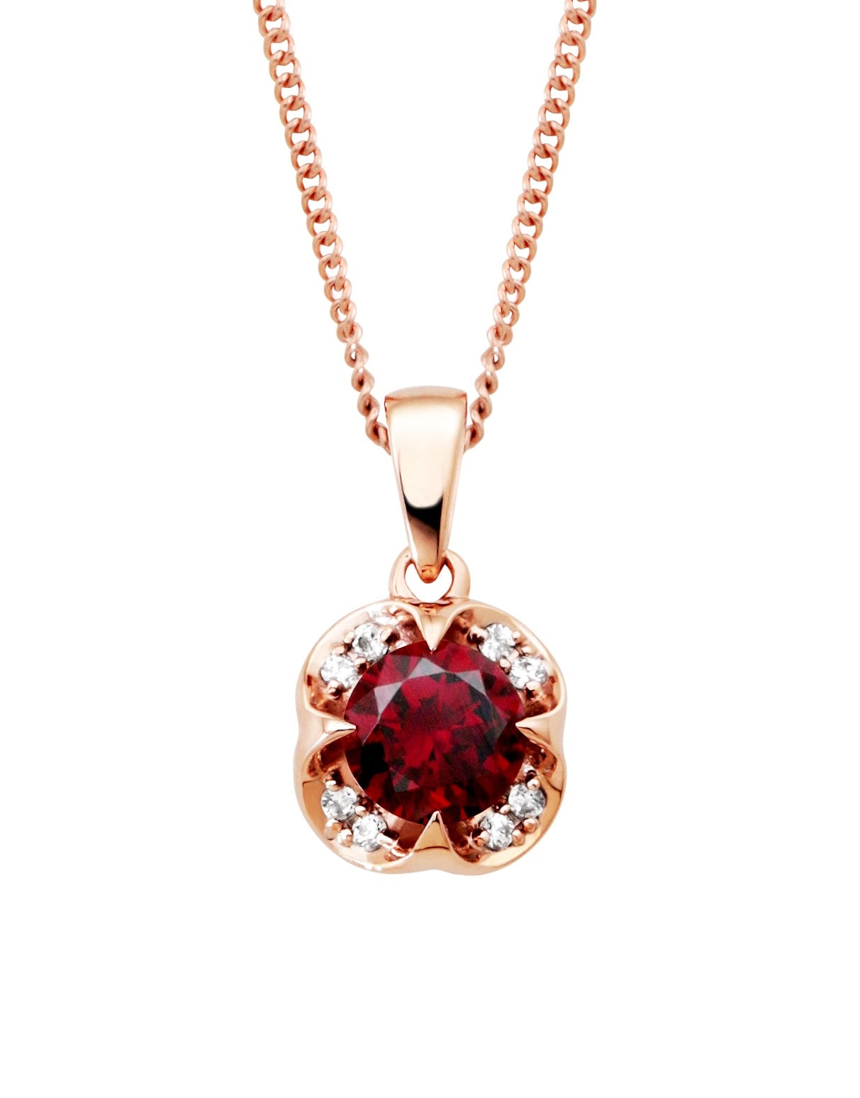 Pendentif Rhodolite 882225