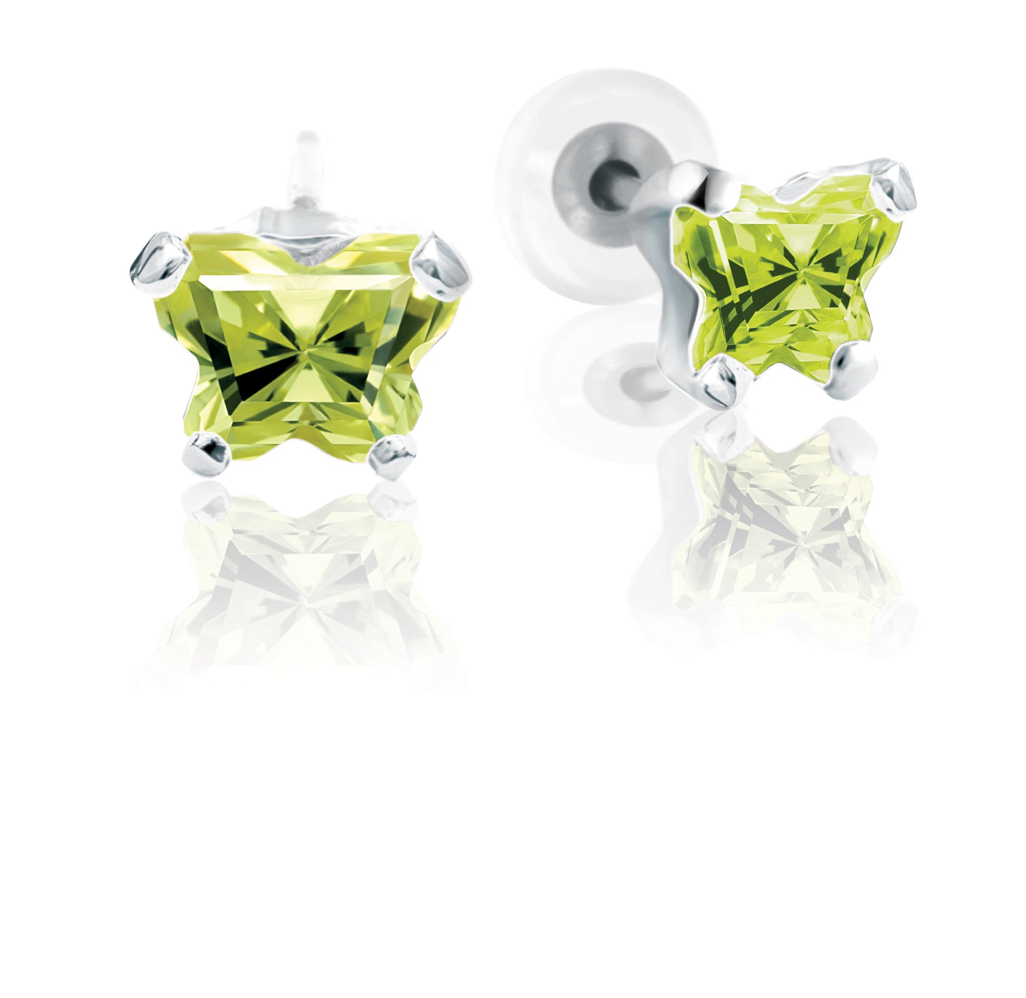 Boucle d'oreille BFLY en argent