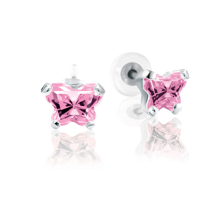 Boucle d'oreille BFLY en argent