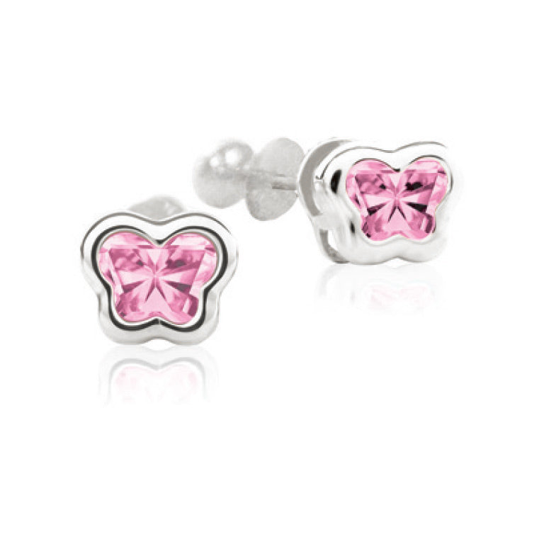 Boucle Bfly avec pierres naturelles