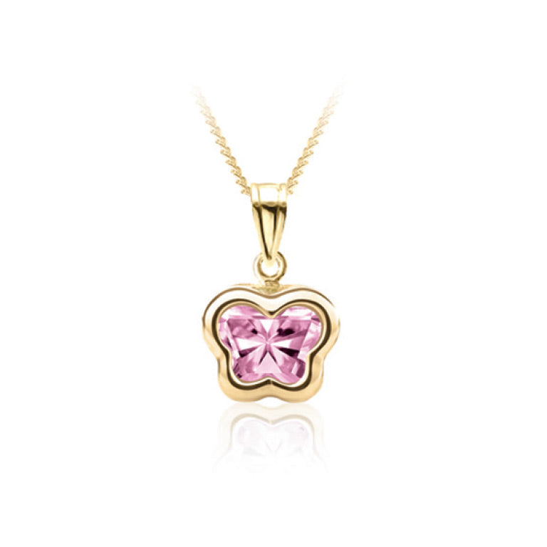 Pendentif Bfly avec pierres naturelles