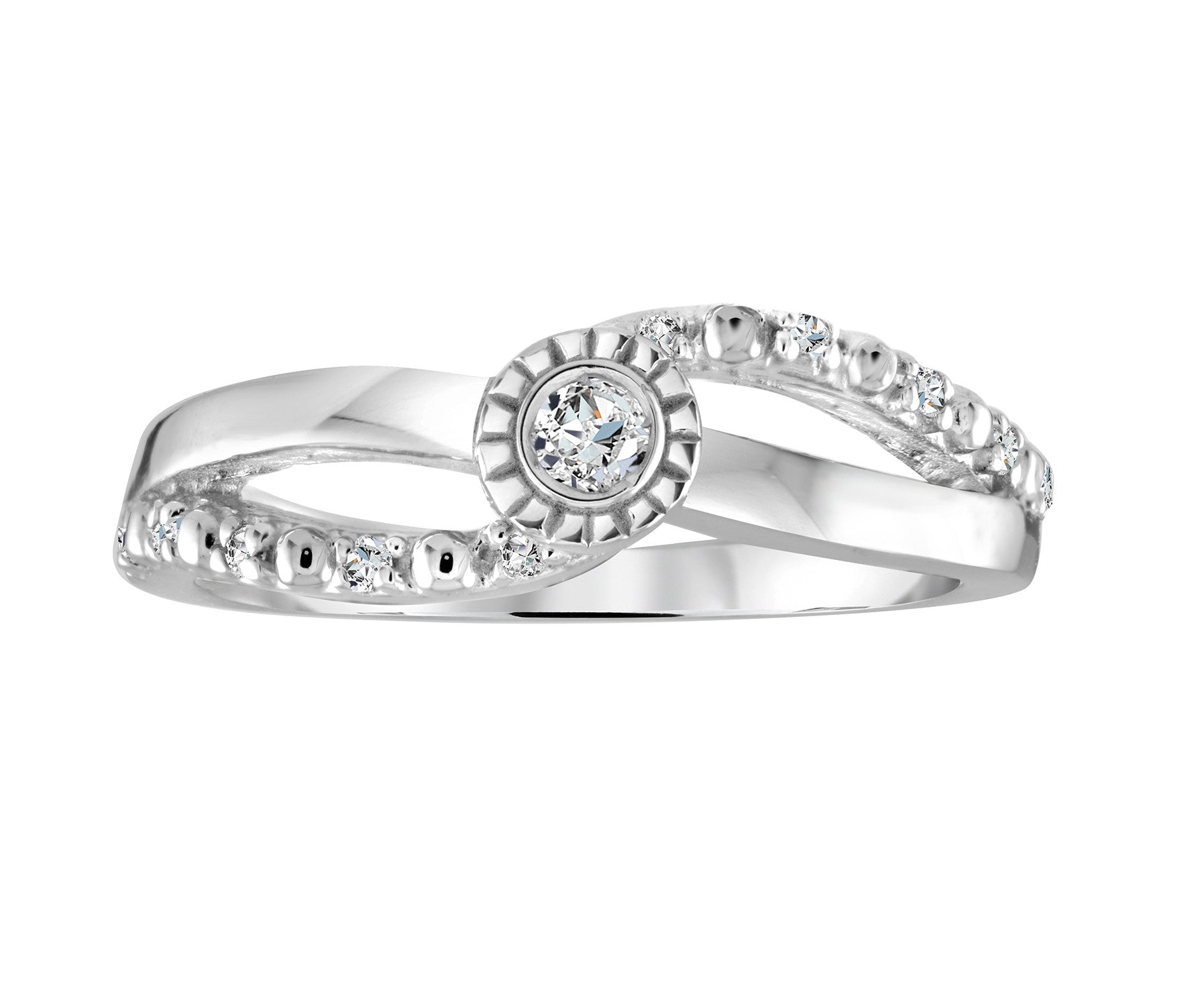 Alliance à diamants,bague et jonc.