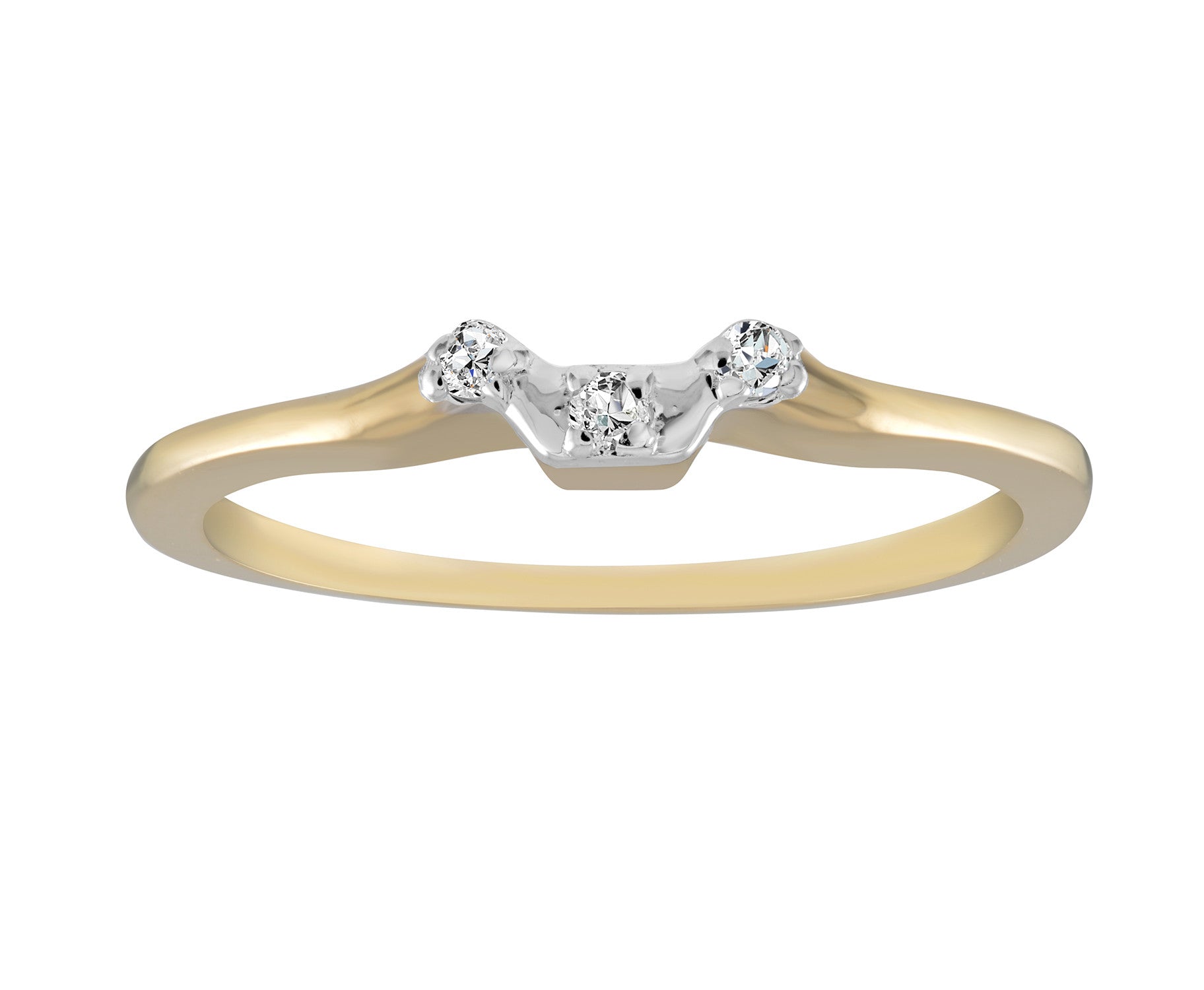 Alliance à diamant,bague et jonc.