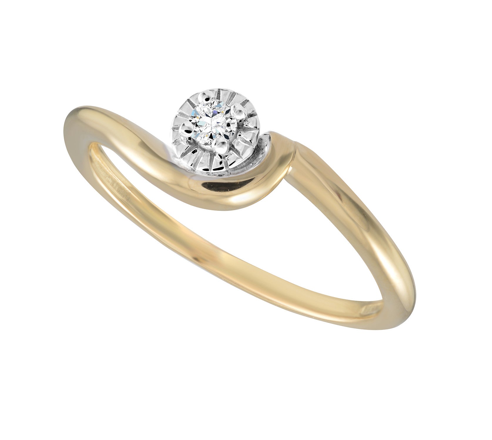 Alliance à diamant, bague et jonc.