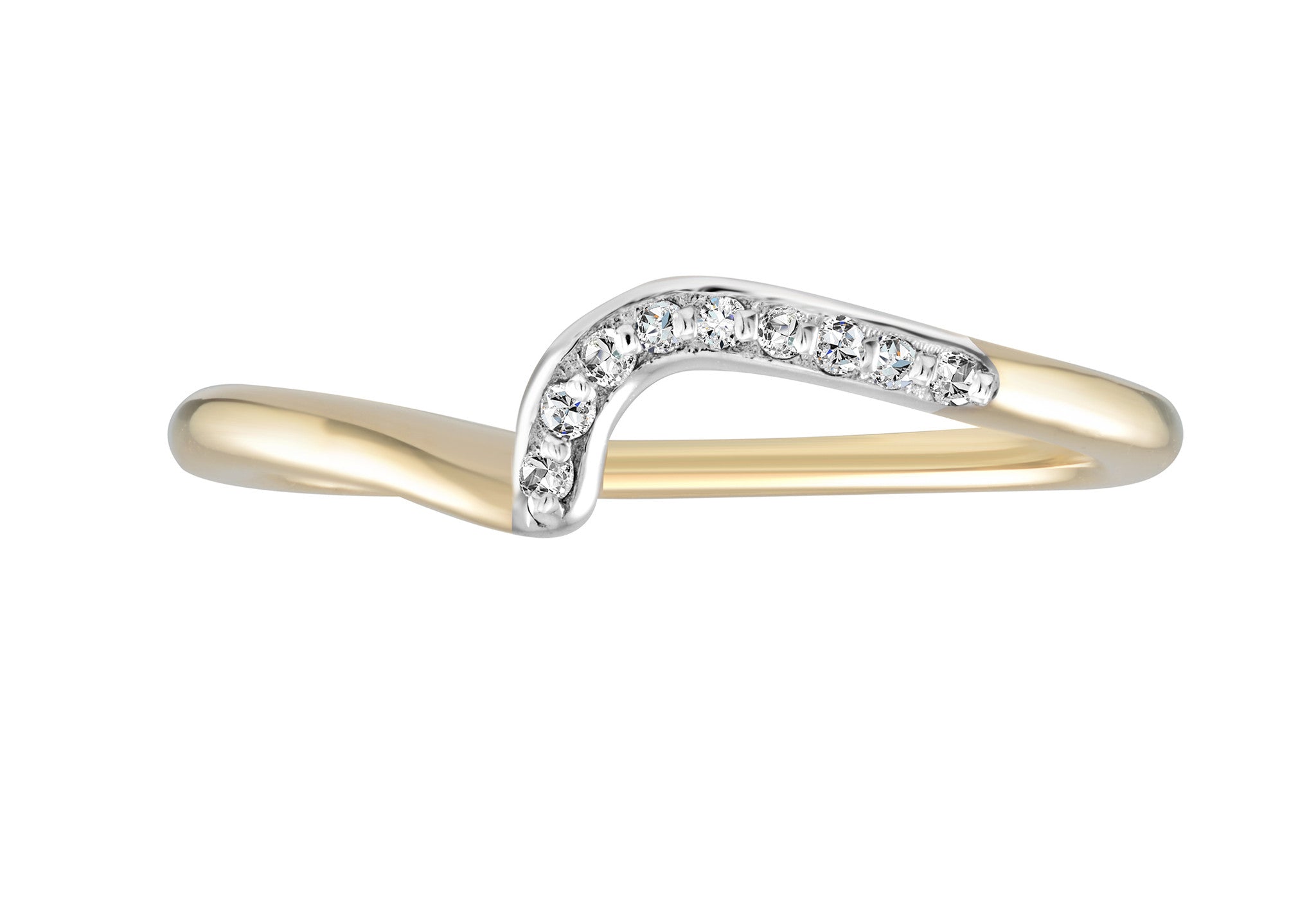 Alliance à diamant, bague et jonc.