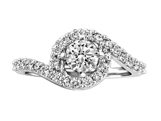Bague à diamants au total 104 points