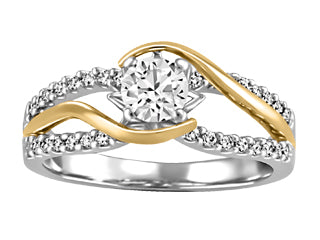 Bague à diamants 61pts