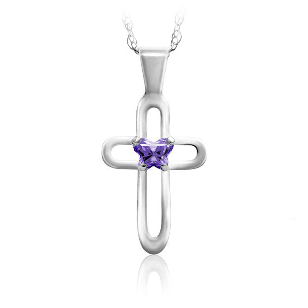 Croix en argent Bfly