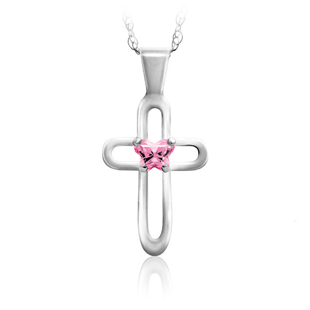 Croix en argent Bfly