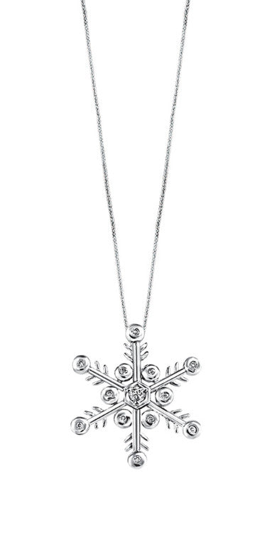 Pendentif flocon de neige