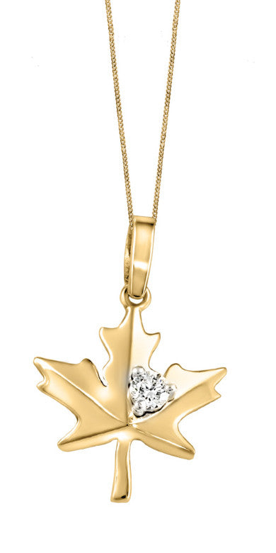 Pendentif feuille d'érable