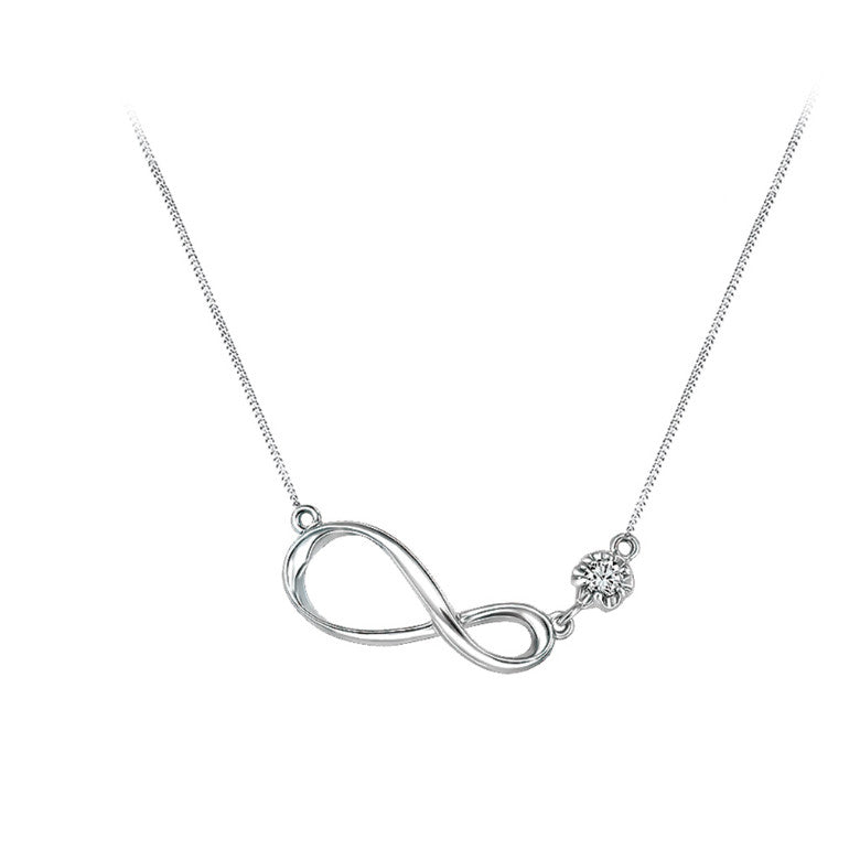 Pendentif à diamant ''Infinité''