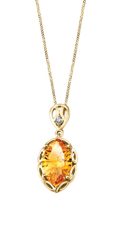 Pendentif Citrine
