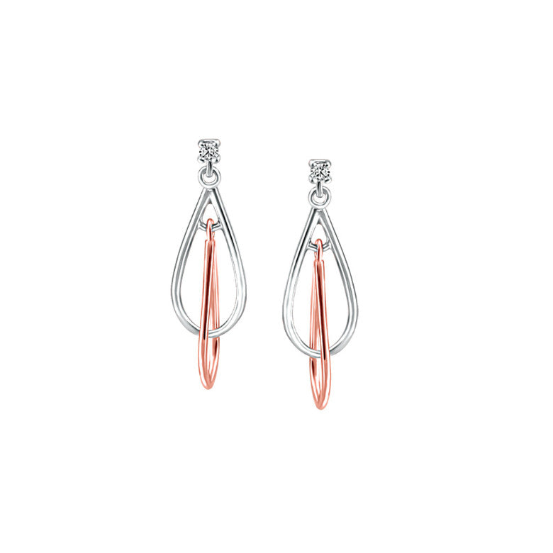 Boucles à diamants'' Infinité''