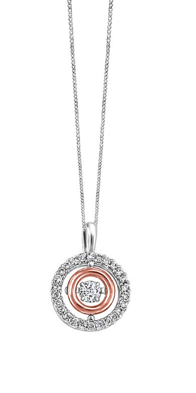 Pendentif à diamants ''Love in Motion''