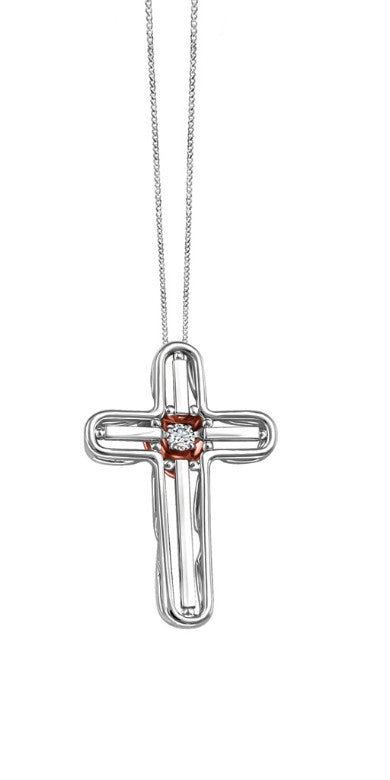 Croix à diamant '' Love in Motion''