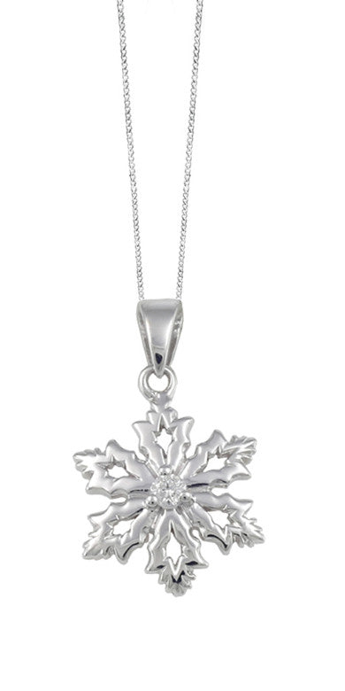 Pendentif Flocon à diamant