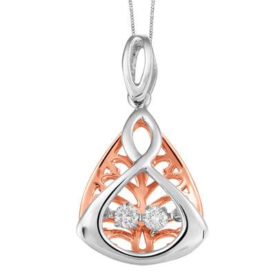 Pendentif à diamant Dansant Canadien