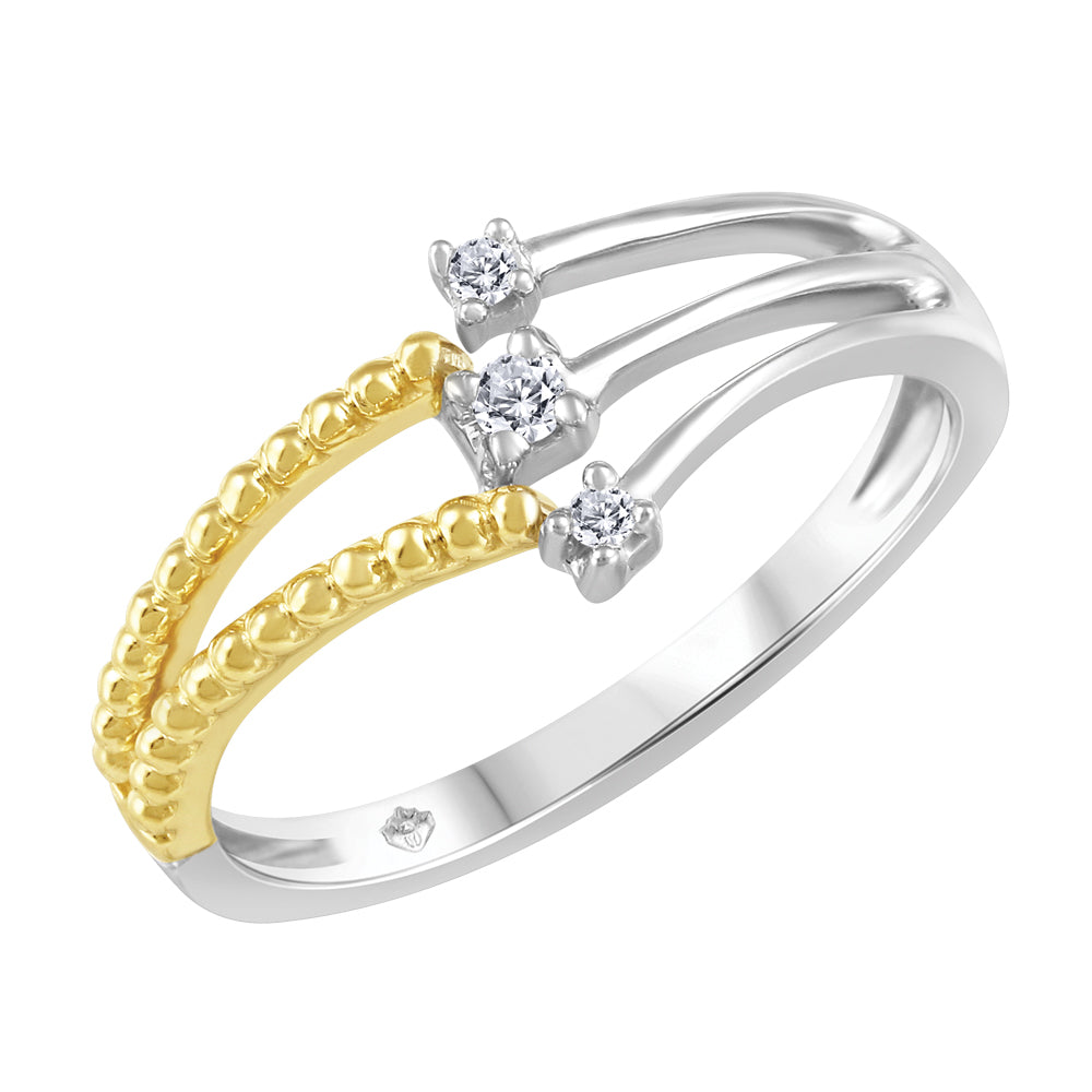 Bague pour dame 2 tons