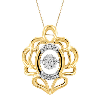 Pendentif à diamants