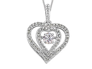 Coeur diamant qui danse