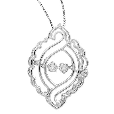 Pendentif à diamants Dansant Canadien.