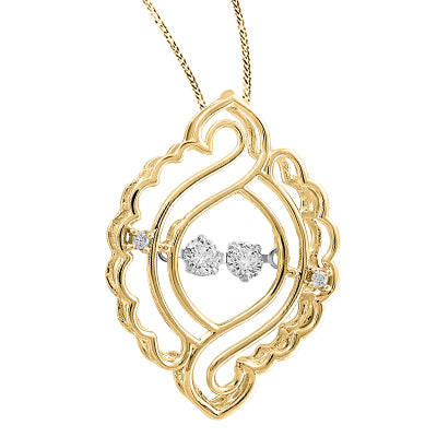 Pendentif à diamants Dansant Canadien.