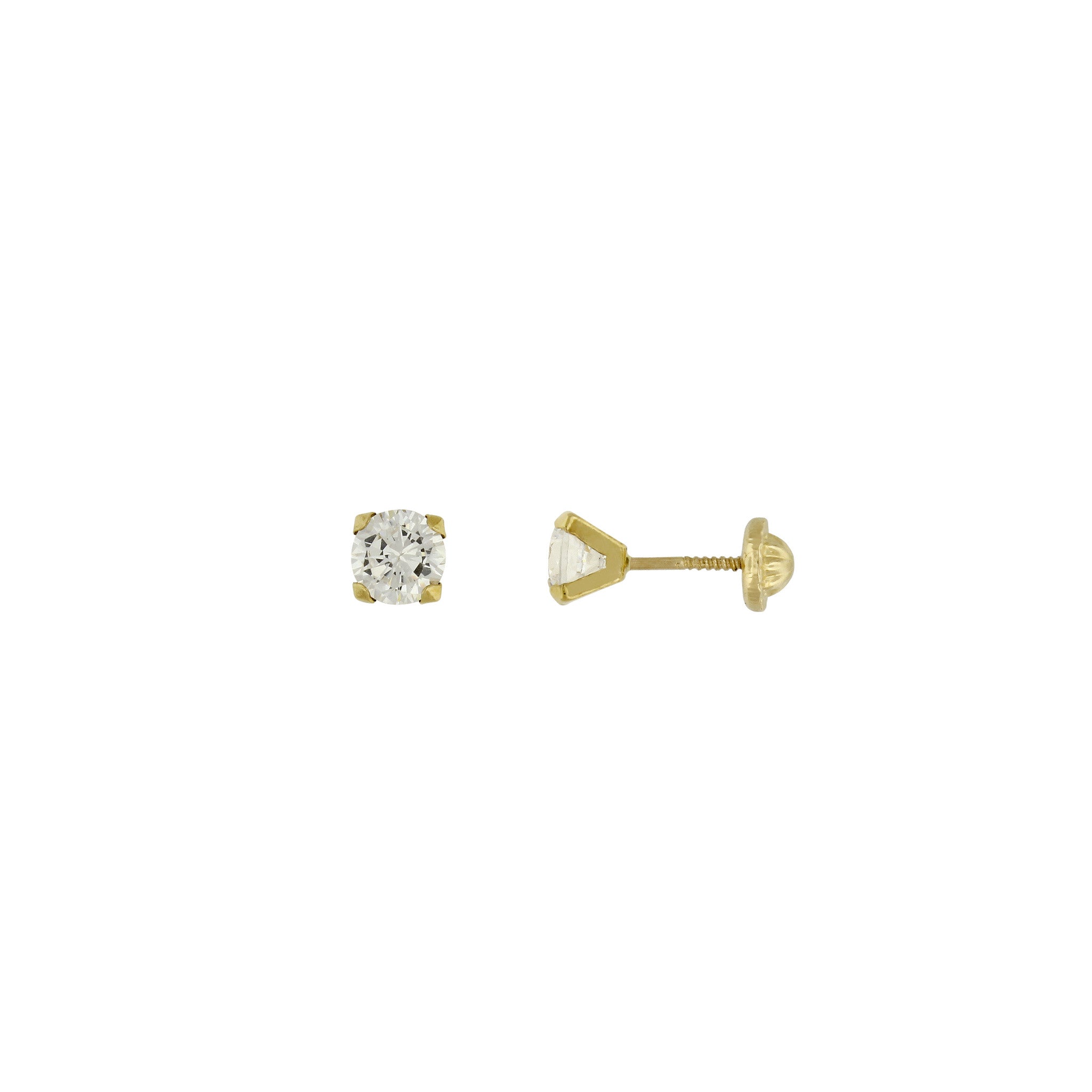 Boucle d'oreille Flora en or