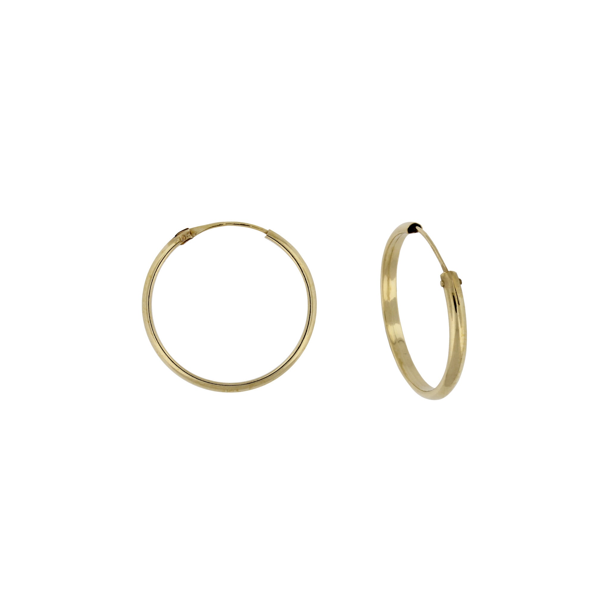 Boucle anneau Flora en or