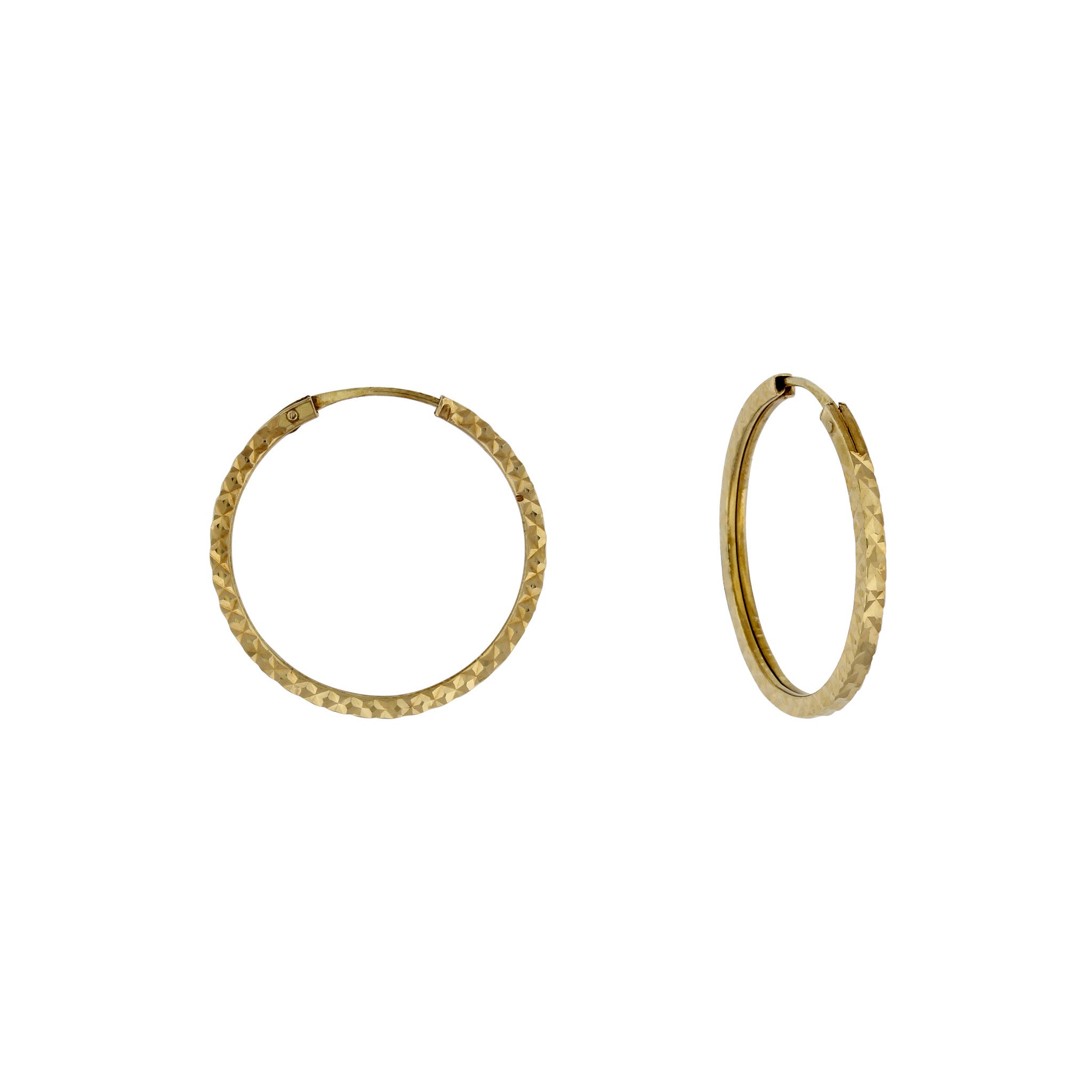 Boucle anneau Flora en or