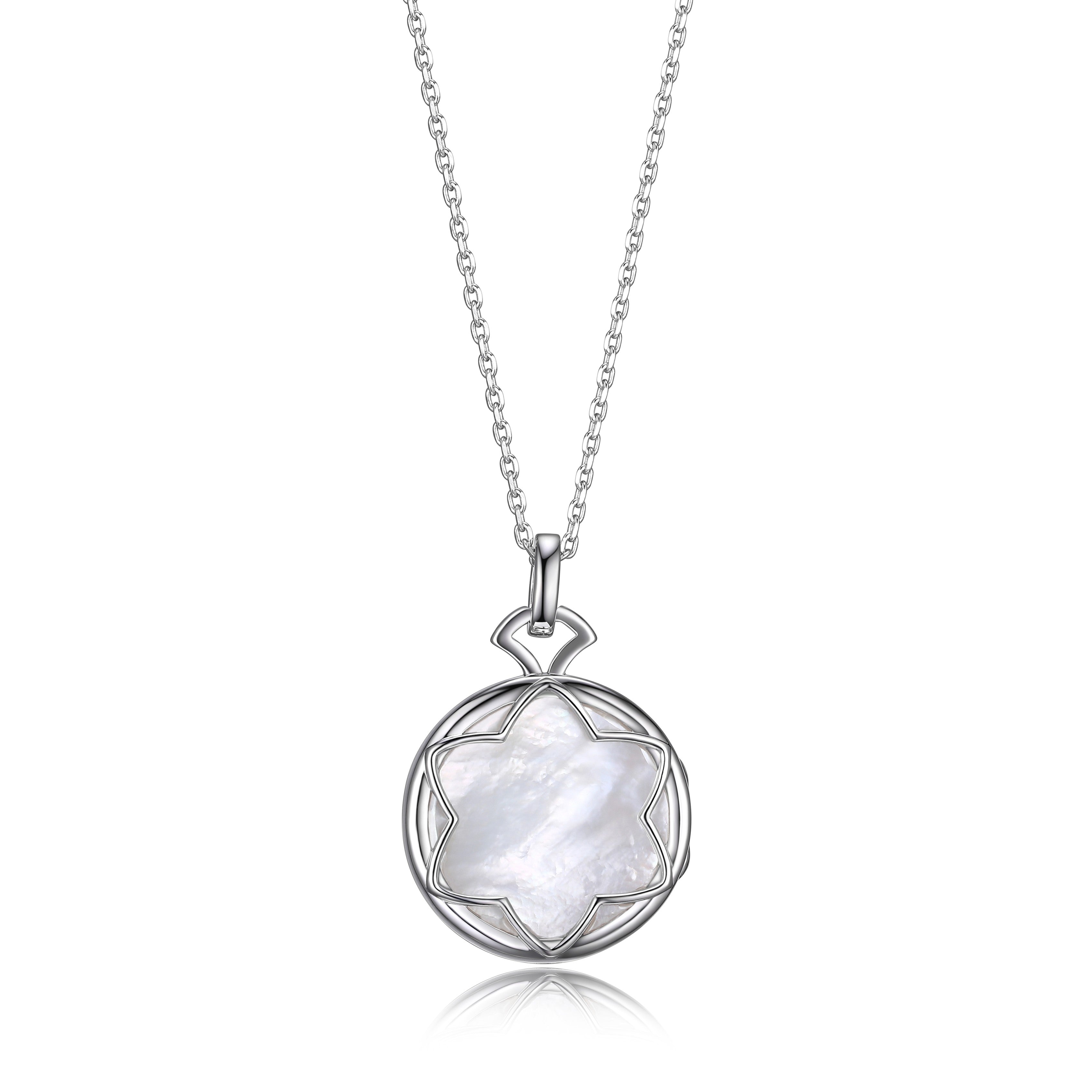 Loquet et chaîne Reign arg. sterling nacré R3ASK897ZZ