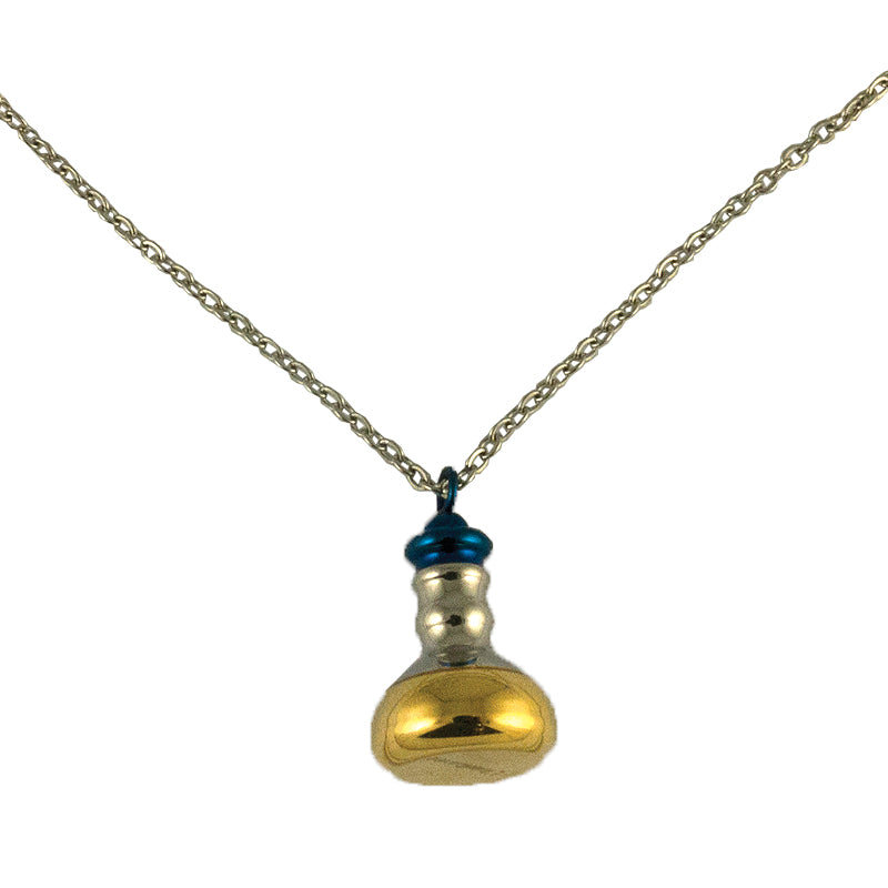 Pendentif urne en acier