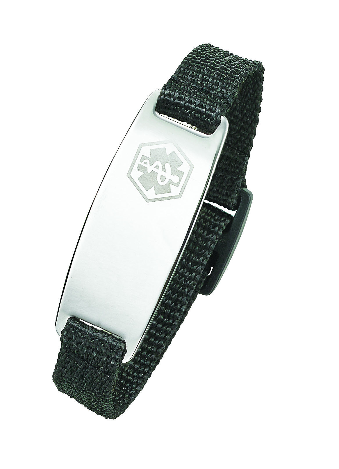 Bracelet medical en acier et nylon