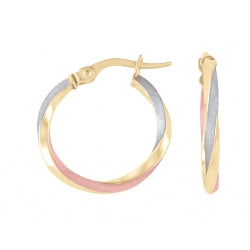 Boucle anneau en or 10kt .AE1101