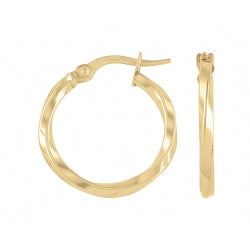 Boucle anneau en or jaune AE1104