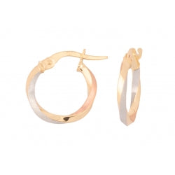 Boucle en or 3tons AE1100