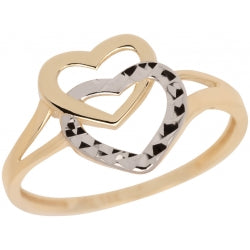 Bague 2 coeurs AR1111