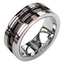 Jonc en acier pour homme