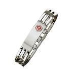 Bracelet medical en acier
