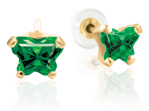 Boucle d'oreille Bfly en or 10K