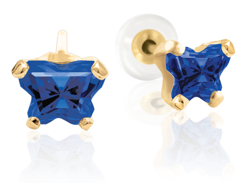 Boucle d'oreille Bfly en or 10K