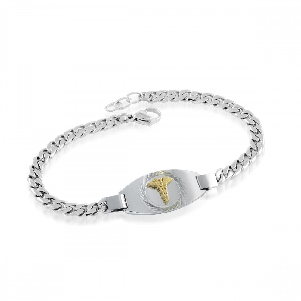 Bracelet  en acier de la collection Medica