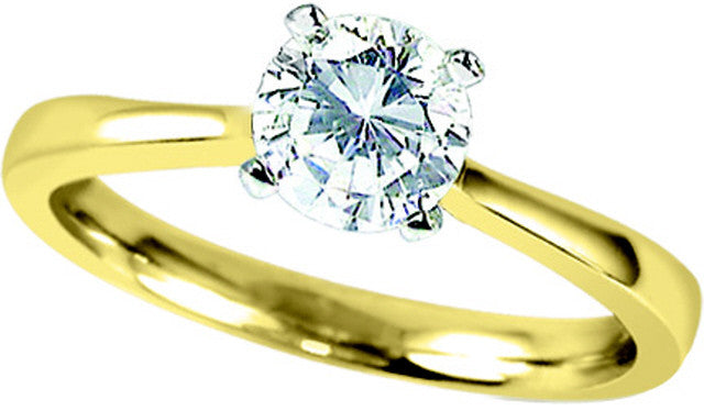 Bague à diamant solitaire diamant Canadien CFJ-9020 ou 9829