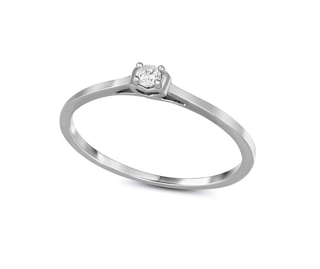 Bague à diamant de 5 points ,87109410