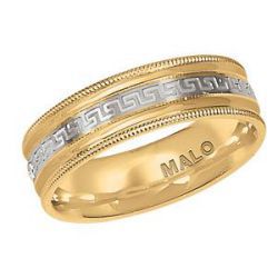 Jonc en or blanc 10kt JM-375-7G